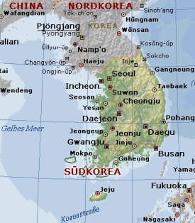 landkarte-sudkorea